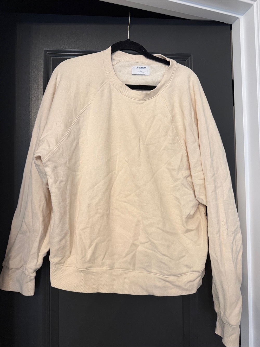 Old Navy Women’s SoCozy Crewneck- Cream